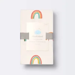 Polyester Rayon Fitted Crib Sheet - Rainbows - Cloud Island™ 5 Polyester Rayon Fitted Crib Sheet - Rainbows - Cloud Island™ -Little Luxe Store GUEST 01639ce1 f0e4 4d3d 83a7 762360ca1ba2