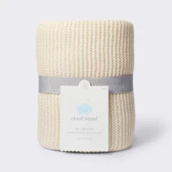 Knit Baby Blanket - Cream - Cloud Island™ -Little Luxe Store GUEST 01c3d905 b810 4e3b b3c6 273371e0d888