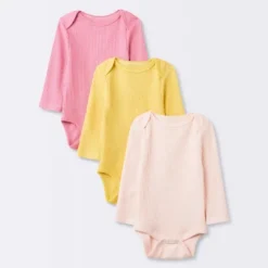 Baby Girls' 3pk Long Sleeve Waffle Bodysuit - Cloud Island™ Pink 7 Baby Girls' 3pk Long Sleeve Waffle Bodysuit - Cloud Island™ Pink -Little Luxe Store GUEST 0519e5ad 7837 43db a325 09c5dbddd3a9
