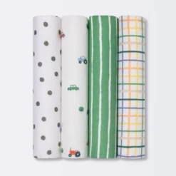 Flannel Baby Blanket 4pk - Cloud Island™ Trucks 5 Flannel Baby Blanket 4pk - Cloud Island™ Trucks -Little Luxe Store GUEST 05309a7f 5747 4a22 a8b9 a69fe8849409