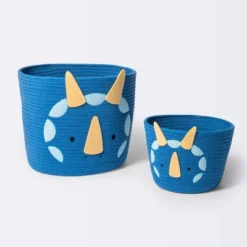 Coiled Rope Forest Animal Small Round Storage Basket - Dinosaur - Cloud Island™ 5 Coiled Rope Forest Animal Small Round Storage Basket - Dinosaur - Cloud Island™ -Little Luxe Store GUEST 06af51e5 9caf 46b1 b180 4b97d333aeac 1