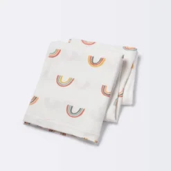 Polyester Rayon Jersey Swaddle - Cloud Island™ Rainbows 7 Polyester Rayon Jersey Swaddle - Cloud Island™ Rainbows -Little Luxe Store GUEST 0758288a f553 4036 987d adcfd8ba15f3
