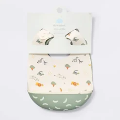 Silicone Bibs - 2pk - Animals/Cresents - Cloud Island™ -Little Luxe Store GUEST 0864db87 d00c 4439 91c8 075a17a6097d