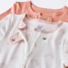 Baby Girls' 2pk Rainbow So Very Soft Modal Blend Sleep N' Play - Cloud Island™ Pink