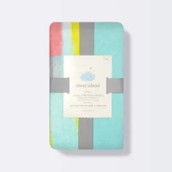 Fitted Jersey Crib Sheet 2pk - Cloud Island™ Brushstrokes And Solid Aqua -Little Luxe Store GUEST 0ce29829 3f75 4b96 aebe 43e7277fd3e6