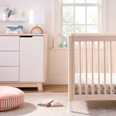 Fitted Jersey Crib Sheet - Rainbows - 2pk - Cloud Island™ 1 Fitted Jersey Crib Sheet - Rainbows - 2pk - Cloud Island™