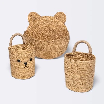 Small Hanging Woven Basket With One Handle - Cloud Island™ 3 Small Hanging Woven Basket With One Handle - Cloud Island™ - Image 3