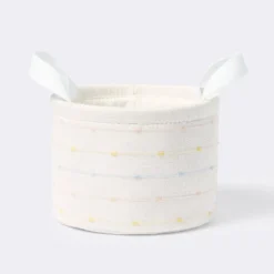 Round Bin With Slub Stitching - Cloud Island™ -Little Luxe Store GUEST 1de47e40 5e9b 4d56 a7bd d9c26a65a9ce