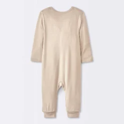 Baby 2pk Leaf So Very Soft Modal Blend Romper - Cloud Island™ Cream