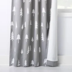 Blackout Curtain Panel Trees - Cloud Island™ Gray -Little Luxe Store GUEST 22582301 9f26 419e 896e 88f3bc1f911f