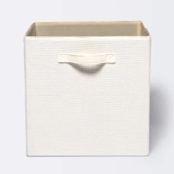 Waffle Weave 13"x13" Storage Cube - Cloud Island™ -Little Luxe Store GUEST 2336e5f7 9f4d 469b be75 e435322d83cf