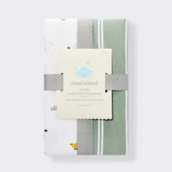 Fitted Jersey Crib Sheet - Safari Stripes - 2pk - Cloud Island™ -Little Luxe Store GUEST 2549870a ac85 4814 9a11 e3f310639ab3