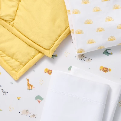 Crib Bedding Set - Safari Sun - 4pc - Cloud Island™ 6 Crib Bedding Set - Safari Sun - 4pc - Cloud Island™ - Image 6