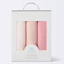 Muslin Swaddle Baby Blanket - Pink Solids - 3pk - Cloud Island™ 6 Muslin Swaddle Baby Blanket - Pink Solids - 3pk - Cloud Island™ -Little Luxe Store GUEST 28263019 d4ce 4517 9a45 ac201a10e888