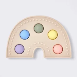 Silicone Pop-it Baby Toy - Rainbow - Cloud Island™ -Little Luxe Store GUEST 2b56e17a 709d 4576 9fa5 18b64244f87d