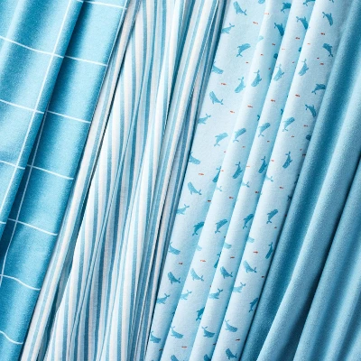 Flannel Baby Blanket - Whales - 4pk - Cloud Island™ 2 Flannel Baby Blanket - Whales - 4pk - Cloud Island™ - Image 2