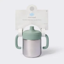 8oz Stainless Steel Sippy Cup - Green - Cloud Island™ -Little Luxe Store GUEST 2e9167f9 d0bd 489b 9b7c a9516ec7fdb2