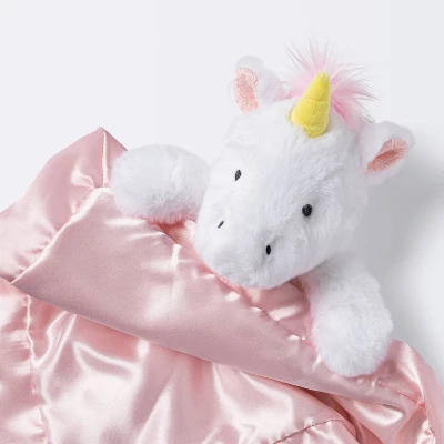 White Unicorn Small Security Blanket - Cloud Island™ 2 White Unicorn Small Security Blanket - Cloud Island™ - Image 2