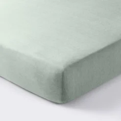 Polyester Rayon Fitted Crib Sheet - Green - Cloud Island™ 7 Polyester Rayon Fitted Crib Sheet - Green - Cloud Island™ -Little Luxe Store GUEST 338debca 08d6 4b84 85c5 cc401cc0a625