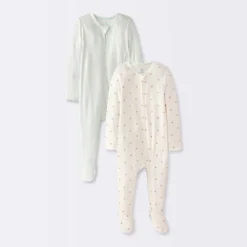 Baby 2pk Stars Soft Blend Sleep N' Play - Cloud Island™ Green -Little Luxe Store GUEST 33bf8445 93e8 4277 90e6 c0b086a9e880