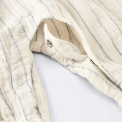 Baby Girls' Striped Gauze Long Legged Romper - Cloud Island™ Cream -Little Luxe Store GUEST 34792ef6 49d1 47cb 87c4 ca804962d658