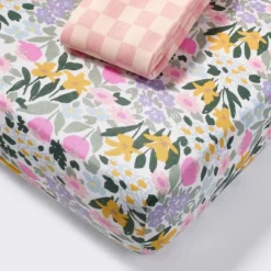 Fitted Jersey Crib Sheet - Painterly Floral - 2pk - Cloud Island™ -Little Luxe Store GUEST 35cad0bb 9e95 4668 96b7 9c68a2967746