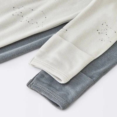 Baby Boys' 2pk Celestial Soft Blend Sleep N' Play - Cloud Island™ Gray 3 Baby Boys' 2pk Celestial Soft Blend Sleep N' Play - Cloud Island™ Gray - Image 3