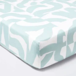 Fitted Crib Sheet Tile Print - White/Seafoam - Cloud Island™ 7 Fitted Crib Sheet Tile Print - White/Seafoam - Cloud Island™ -Little Luxe Store GUEST 372faedb d7ea 47b0 b77c 3a53384b58fd