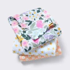 Muslin Swaddle Baby Blanket - Painterly Floral - 3pk - Cloud Island™ 7 Muslin Swaddle Baby Blanket - Painterly Floral - 3pk - Cloud Island™ -Little Luxe Store GUEST 389bef48 bee3 4aed 9058 b6877ee187bd