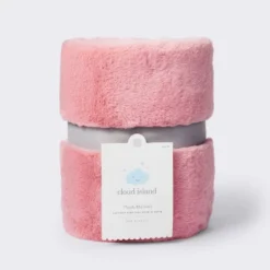 Solid Satin Edge Plush Blanket - Mauve - Cloud Island™ 6 Solid Satin Edge Plush Blanket - Mauve - Cloud Island™ -Little Luxe Store GUEST 38a4eb9d 08a2 490a bf23 44818ea6d0b2