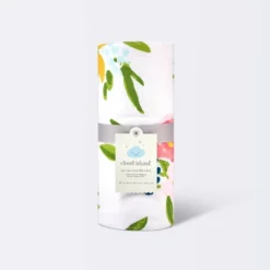 Jersey Knit Reversible Baby Blanket Floral - Cloud Island™ - White -Little Luxe Store GUEST 3c24ceb1 8347 42cd bf95 9b9f632b5951