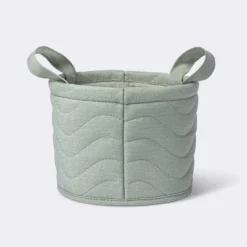 Quilted Fabric Small Round Storage Basket - Cloud Island™ -Little Luxe Store GUEST 3c5eca82 deae 4684 af25 6a9a2a21c1e4