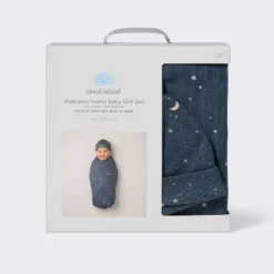 Hospital Muslin Swaddle And Hat Gift Set - 2ct - Blue Stars- Cloud Island™ -Little Luxe Store GUEST 3c870036 560b 4bb2 abf1 78e39f35bdd6