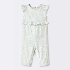 Baby Girls' Long Leg Floral Romper - Cloud Island™ Blue 7 Baby Girls' Long Leg Floral Romper - Cloud Island™ Blue -Little Luxe Store GUEST 3c8b5624 8490 49a1 a680 d45fcf92e050