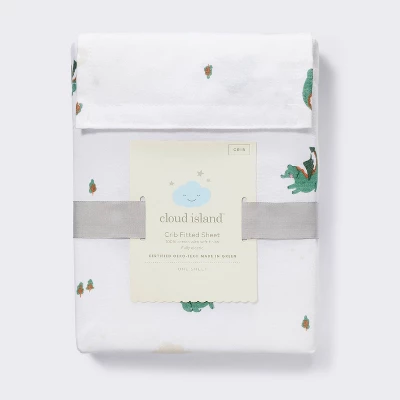 Cotton Fitted Crib Sheet - Dragons - Cloud Island™ 3 Cotton Fitted Crib Sheet - Dragons - Cloud Island™ - Image 3