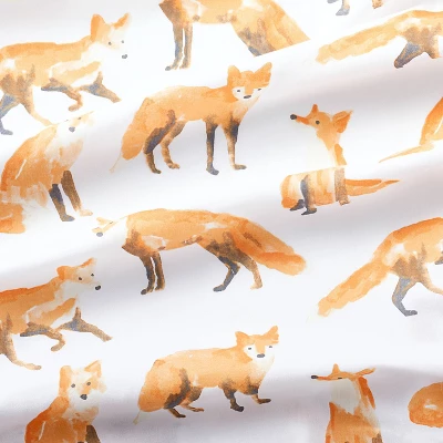 Crib Fitted Sheet - Cloud Island™ Foxes 3 Crib Fitted Sheet - Cloud Island™ Foxes - Image 3