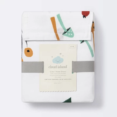 Fitted Crib Sheet Foilage - Cloud Island™ 4 Fitted Crib Sheet Foilage - Cloud Island™ - Image 4