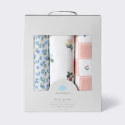 Muslin Swaddle Baby Blanket - Traditional Floral - 3pk - Cloud Island™ -Little Luxe Store GUEST 423f2821 8d0c 4f4b b7c4 9d1b30c1c42c