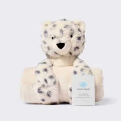 Plush Blanket With Soft Toy - Cream Leopard - Cloud Island™ 6 Plush Blanket With Soft Toy - Cream Leopard - Cloud Island™ -Little Luxe Store GUEST 4370e408 bde4 4008 9a56 4c3836d99d16