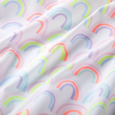 Fitted Crib Sheet Rainbows - Cloud Island™ - White 3 Fitted Crib Sheet Rainbows - Cloud Island™ - White - Image 3