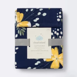 Fitted Crib Sheet Meadow - Cloud Island™ - Navy Floral -Little Luxe Store GUEST 480a66b1 e861 4bef a43e e138779263ef