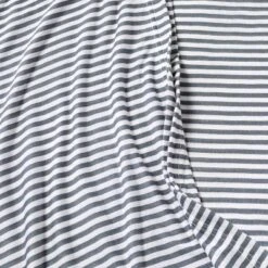 Jersey Swaddle Blanket Stripe - Cloud Island™ White/Gray