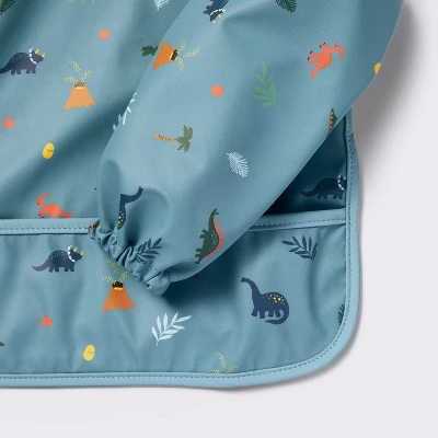 Long Sleeve Bib - Dinosaur - Cloud Island™ 3 Long Sleeve Bib - Dinosaur - Cloud Island™ - Image 3