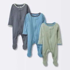Baby Boys' 3pk Pandas Zip-Up Sleep N' Play - Cloud Island™ Heather Gray -Little Luxe Store GUEST 53f5456c 4986 4b7a a02b 068e89bb9406