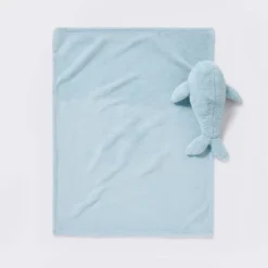 Plush Blanket With Soft Toy - Whale - Cloud Island™ 4 Plush Blanket With Soft Toy - Whale - Cloud Island™ -Little Luxe Store GUEST 547df406 7330 49bf afc4 a14be92579e7