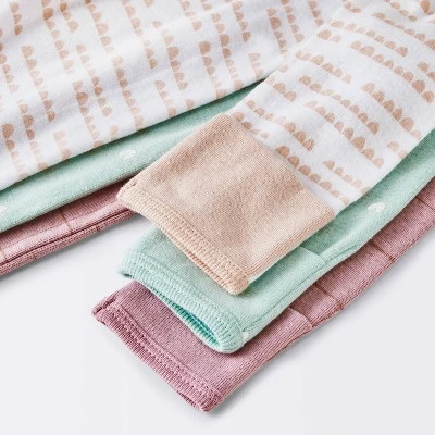 Baby Girls' 6pk Cotton Sleep N' Play - Cloud Island™ 3 Baby Girls' 6pk Cotton Sleep N' Play - Cloud Island™ - Image 3