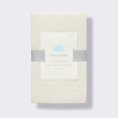 Polyester Rayon Fitted Crib Sheet - Cloud Island™ 3 Polyester Rayon Fitted Crib Sheet - Cloud Island™ - Image 3