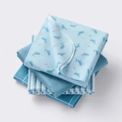 Flannel Baby Blanket - Whales - 4pk - Cloud Island™ 7 Flannel Baby Blanket - Whales - 4pk - Cloud Island™ -Little Luxe Store GUEST 576eee34 cbba 43f8 8cfd 5473bc628099