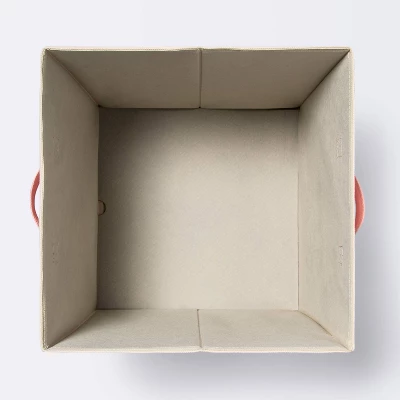 Tufted Canvas 13"x13" Storage Cube - Cloud Island™ Rainbow 3 Tufted Canvas 13"x13" Storage Cube - Cloud Island™ Rainbow - Image 3