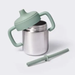 8oz Stainless Steel Sippy Cup - Green - Cloud Island™ -Little Luxe Store GUEST 597f4e8f d542 4f9a b0c2 ec53ff1147c7